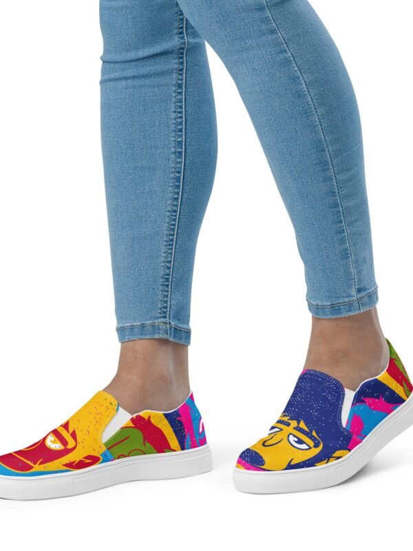 Fab 4 inspired Womens canvas shoes