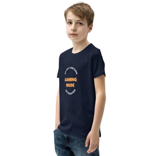 Gaming Mode Youth Short Sleeve T-Shirt. This is the tee that you've been looking for, and it's bound to become a favorite in any youngster's wardrobe.