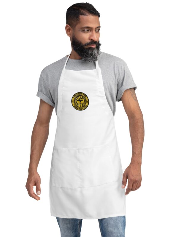 Northern Soul inspired Embroidered Apron