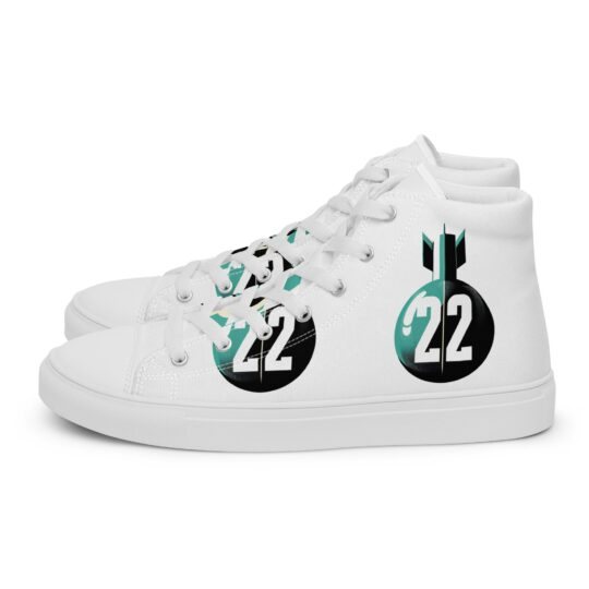 Catch-22 inspired Mens high top canvas shoes