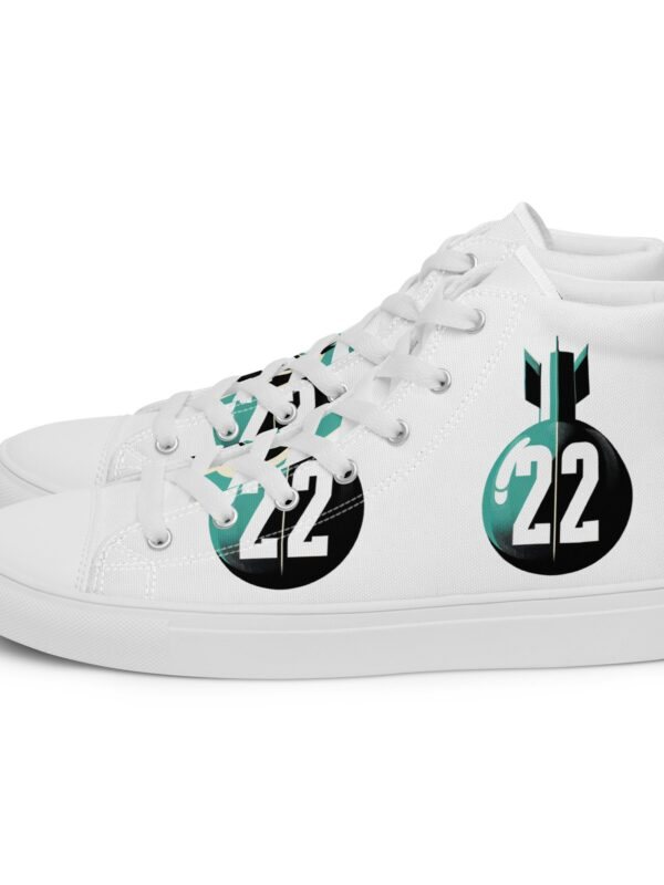 Catch-22 inspired Mens high top canvas shoes