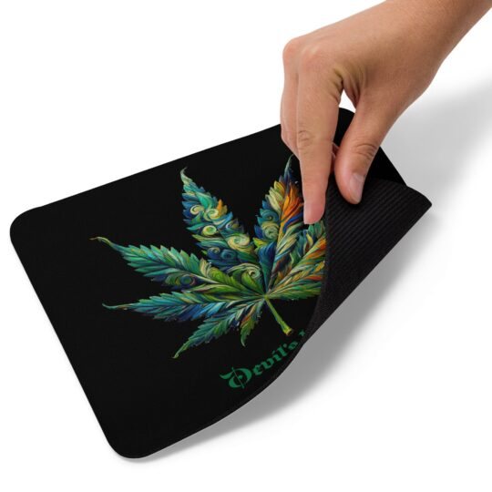 mouse pad white product details 65dde8d197edf - Loony Banana - https://loonybanana.com/shop/accessories/mousemats/devils-lettuce-mouse-pad/