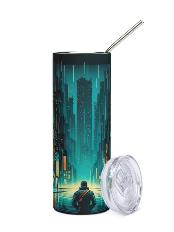 Blade Runner inspired Stainless steel tumbler