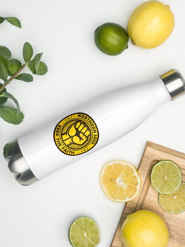 Norther Soul keep the faith stainless steel water bottle