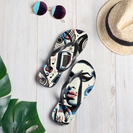 sublimation flip flops white lifestyle 1 65e0b9ac832d7 - Loony Banana - https://loonybanana.com/shop/footwear/flip-flops/amy-whinehouse-flip-flops/