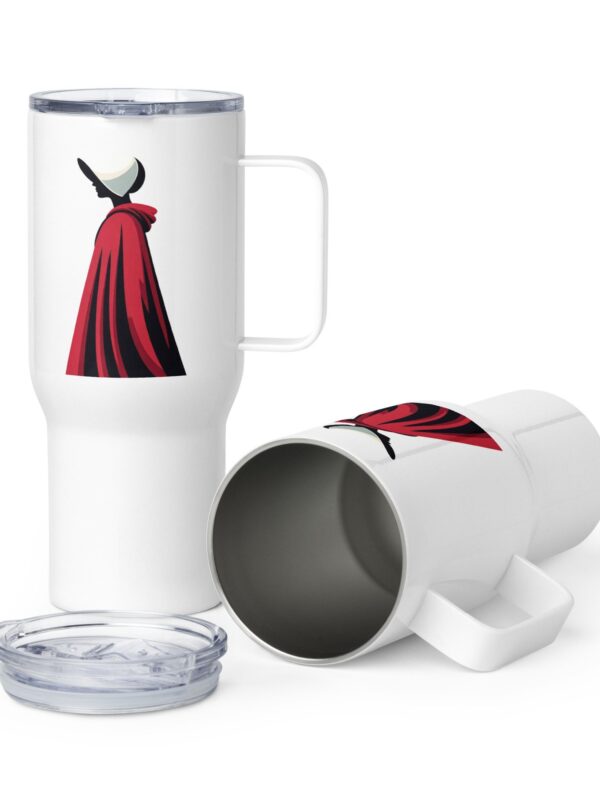 Handmaid's Tale inspired Travel mug with a handle