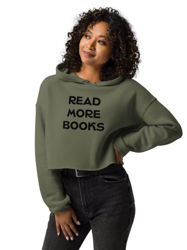 Read More Books Crop Hoodie