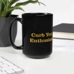 Curb Your Enthusiasm Black Mug