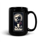 Godfather Inspired Black Glossy Mug