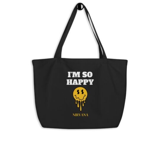 large eco tote black front 65e967a27961c - Loony Banana - https://loonybanana.com/shop/accessories/bags/im-so-happy-large-eco-tote/