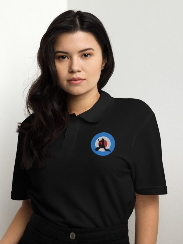 Mod Inspired Unisex pique polo shirt